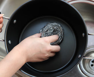 Porcellana cuscinetto di raschiatura dell'acciaio inossidabile di 0.15mm nessuna scheggia per i vasi di lavaggio del ristorante fornitore