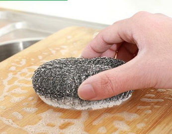 Porcellana Cucina che pulisce ideale di raschiatura della palla dell&#039;acciaio inossidabile per i vasi e le pentole fabbrica