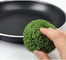 Il cuscinetto di raschiatura di pulizia di morbidezza del piatto, cucina della fibra di poliestere di forma rotonda sfrega i cuscinetti fornitore